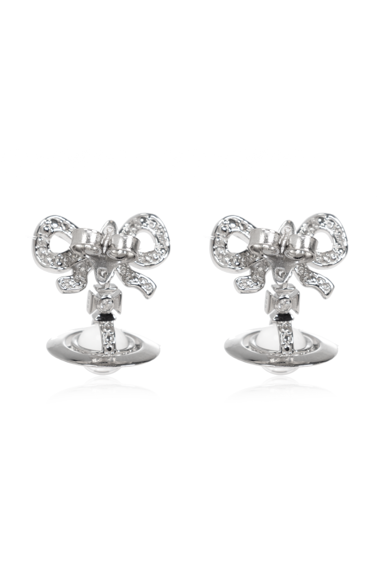 Vivienne Westwood Earrings in the shape of a logo with Vivienne Westwood Earrings in the shape of a logo with